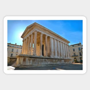 Maison Carree Nimes Sticker